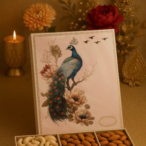 Tanishi Premium Trio Gift Hamper – 3×150g (Cashews + Almonds + Raisins)