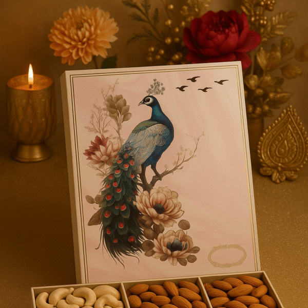 Tanishi Premium Trio Gift Hamper – 3×150g (Cashews + Almonds + Raisins)