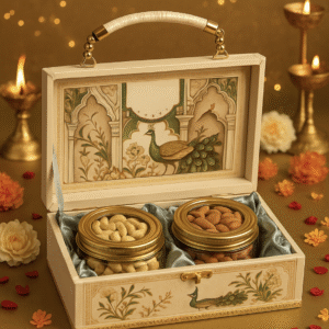 Tanishi Premium Duo Gift Hamper – 2×150g (Cashews + Almonds)