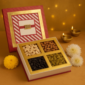 Tanishi Classic Dry Fruit Quartet Gift Hamper– 4×100g